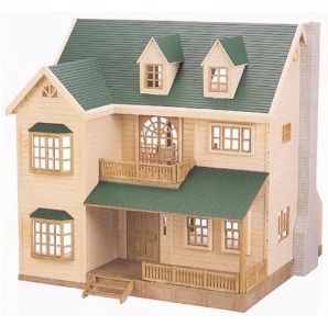 最安値のシルバニア緑の丘のすてきなお家が一つあると充分に遊べる 最安値のシルバニアシリーズ 誕生日やxマスプレゼントのアレンジに